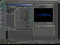 přilétající 3D logo