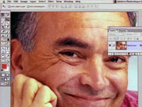 jak odretušovat vrásky