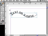 jak dát text na křivku