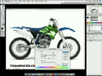 jak přebarvit motorku