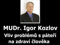Vliv problémů s páteří na zdraví člověka