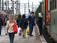 Různé vlaky východu